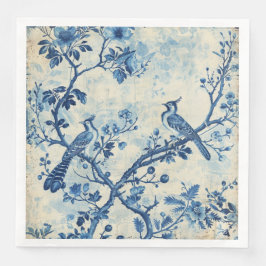 Servilleta De Papel De Cena Chinoiserie Bird Haven Napkins