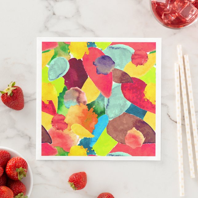 Servilleta De Papel De Cena Choque de color 5 (In situ)