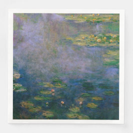 Servilleta De Papel De Cena Claude Monet - Water Lilies