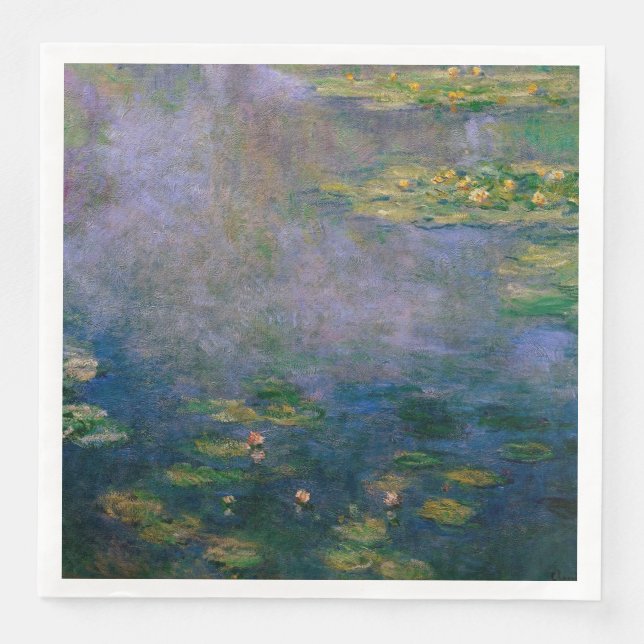 Servilleta De Papel De Cena Claude Monet - Water Lilies (Anverso)