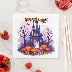 Servilleta De Papel De Cena Colección Espantosa de Halloween Popular y Bonita