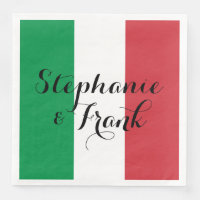 Colores de la bandera italiana boda