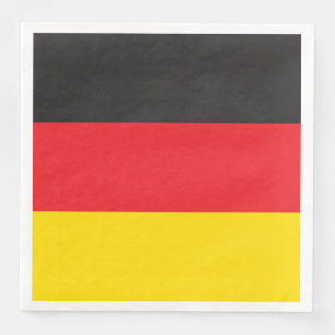 Servilleta De Papel De Cena Combinación de 3 Colores, Bandera