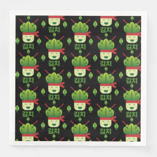 Servilleta De Papel De Cena Comida kimchi asiática