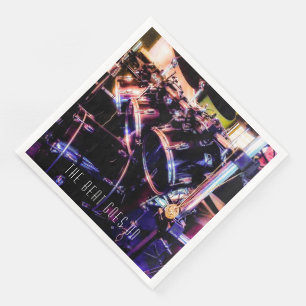 Servilleta De Papel De Cena Conjunto de tambores