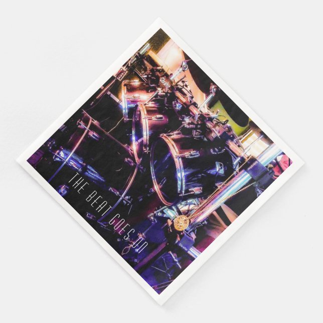 Servilleta De Papel De Cena Conjunto de tambores (Esquina)