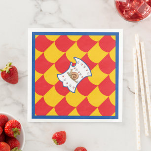 Servilleta De Papel De Cena Contrada della Chiocciola (Caracol) Palio