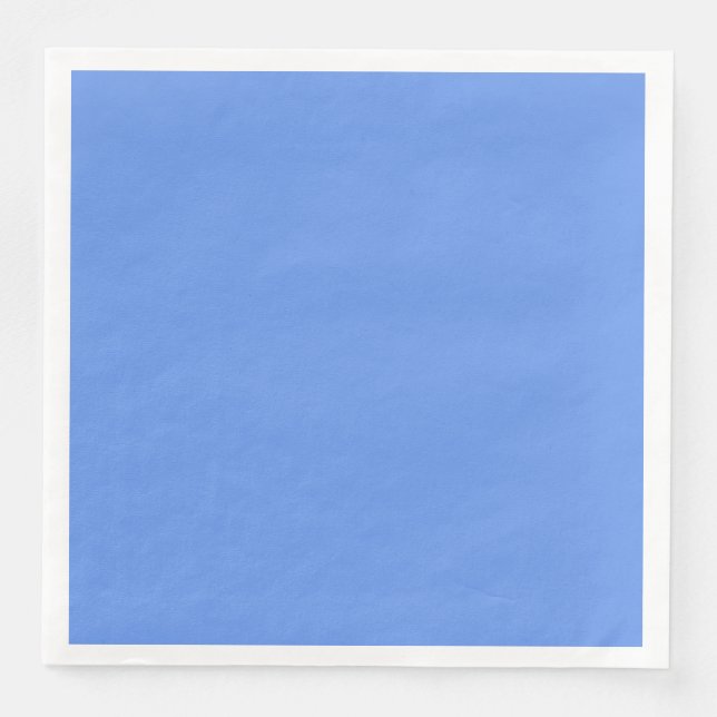 Servilleta De Papel De Cena Cornflower Blue Dinner Paper Napkin (Anverso)