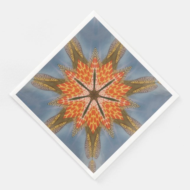 Servilleta De Papel De Cena Crea tu propio diseño de impresión de animales afr (Esquina)