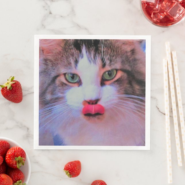 Servilleta De Papel De Cena Crear la propia Añadir la imagen personalizada (In situ)