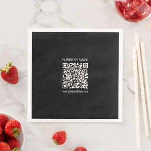 Servilleta De Papel De Cena Crear un código QR instantáneamente con la direcci