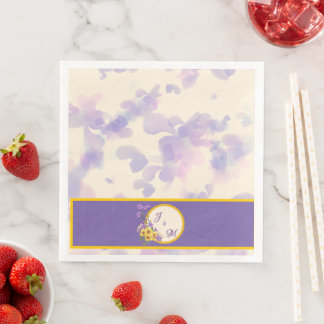 Servilleta De Papel De Cena Crema de colección Spring Garden