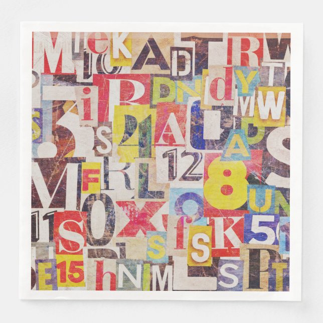 Servilleta De Papel De Cena Cuadros de arte de colección o papel de descomposi (Anverso)