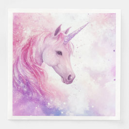 Servilleta De Papel De Cena Cuesta de papel de Unicorn, Fiesta de cumpleaños