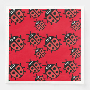 Servilleta De Papel De Cena Cute Kids ladybird Family Napkin