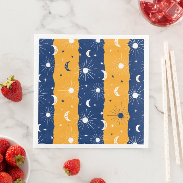 Servilleta De Papel De Cena Día y noche 2 (In situ)