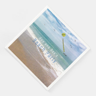 Servilleta De Papel De Cena Días de Playa Fiesta en la Playa