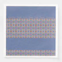 Diseño colorido con azul