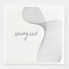 Servilleta De Papel De Cena Diseño gráfico moderno, simple y elegante de Imagi