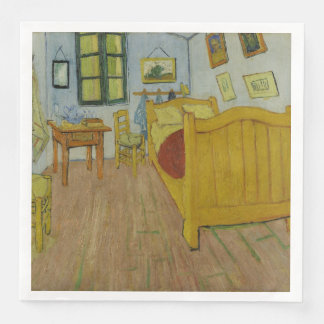 Servilleta De Papel De Cena Dormitorio en Arlés, Pintura al óleo, Vincent Van