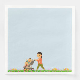 Servilleta De Papel De Cena Dos toallas para mamá