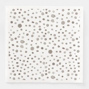 Servilleta De Papel De Cena Dosis de color de agua de confetti de la Tierra