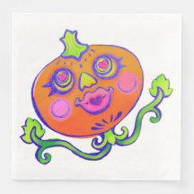 Dulce decoración de calabaza de corazón