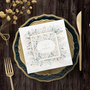 Servilleta De Papel De Cena Dulce modelo de Boda de flores ID1045