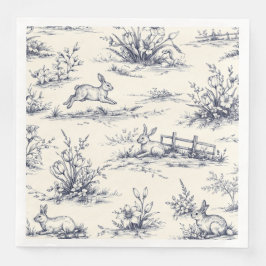 Servilleta De Papel De Cena Easter Bunny Plates