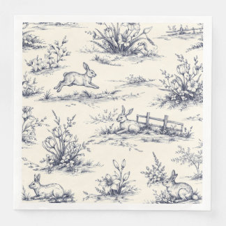 Servilleta De Papel De Cena Easter Bunny Plates
