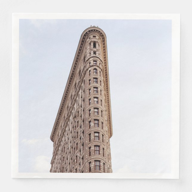 Servilleta De Papel De Cena Edificio Flatiron  (Anverso)
