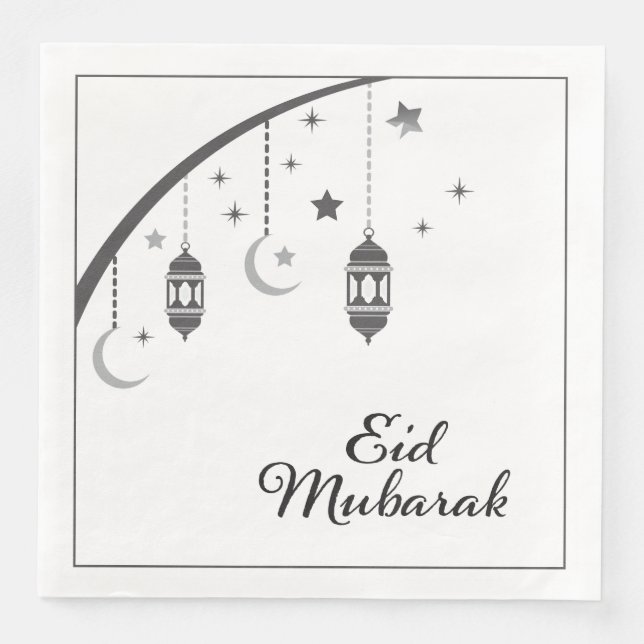 Servilleta De Papel De Cena Eid Napkins (Anverso)