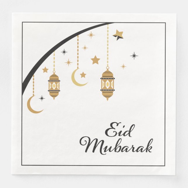 Servilleta De Papel De Cena Eid Napkins (Anverso)