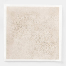 Servilleta De Papel De Cena Elegante damasco de marfil para todas las ocasione