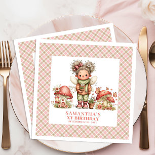 Servilleta De Papel De Cena Elegante fiesta de cumpleaños de jardín cottagecor