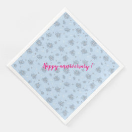 Servilleta De Papel De Cena Elegante floral de moda vintage