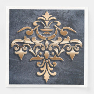 Servilleta De Papel De Cena elemento del damasco