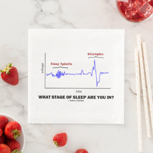 Servilleta De Papel De Cena ¿En Qué Etapa De Dormir Estás?