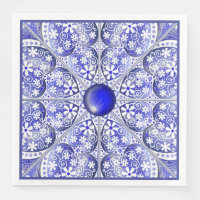 Encaje Cerámico Azul de Grecia