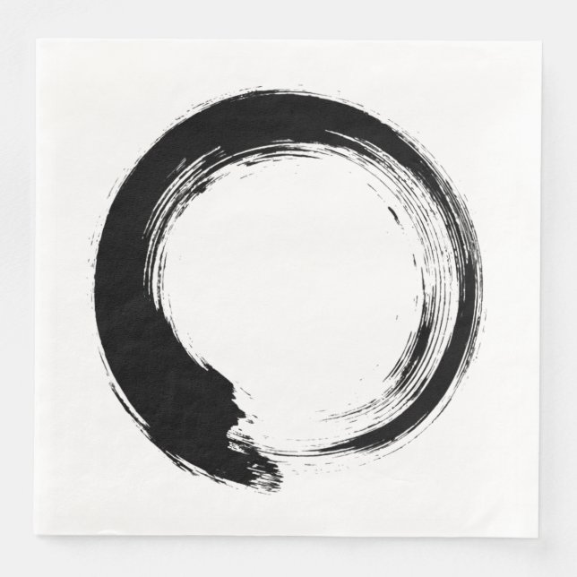 Servilleta De Papel De Cena Enso Zen Circle (Anverso)