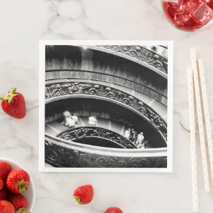 Servilleta De Papel De Cena Escalera espiral