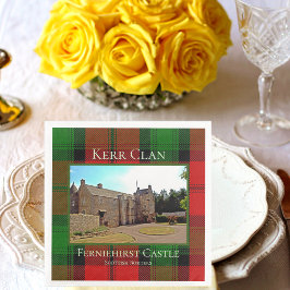 Servilleta De Papel De Cena Escocia Kerr Clan Ferniehirst Castle Paper