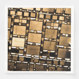 Servilleta De Papel De Cena Espejos de Sepia