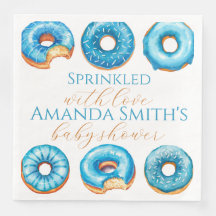 Espolvoreado con amor Las servilletas de Baby Show