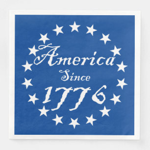 Servilleta De Papel De Cena Estados Unidos desde 1776