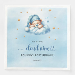 Servilleta De Papel De Cena Estamos en la nube nueve niños de osito de peluche