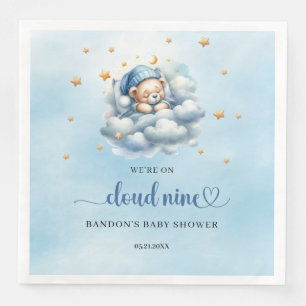 Servilleta De Papel De Cena Estamos en la nube nueve niños de osito de peluche