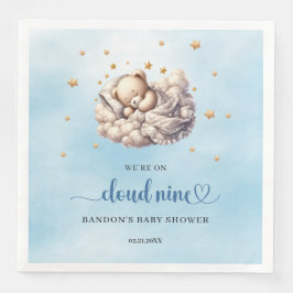 Servilleta De Papel De Cena Estamos en la nube nueve niños de osito de peluche