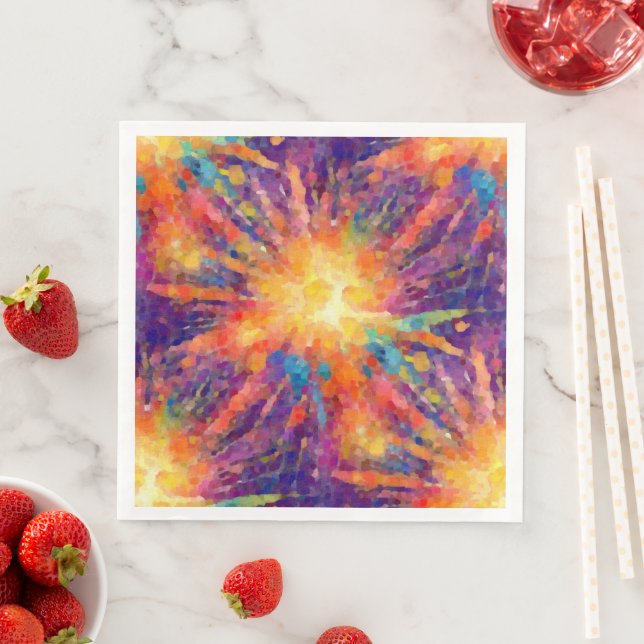 Servilleta De Papel De Cena Estrella explosiva (In situ)