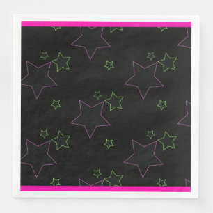 Servilleta De Papel De Cena Estrellas de fiesta brillantes